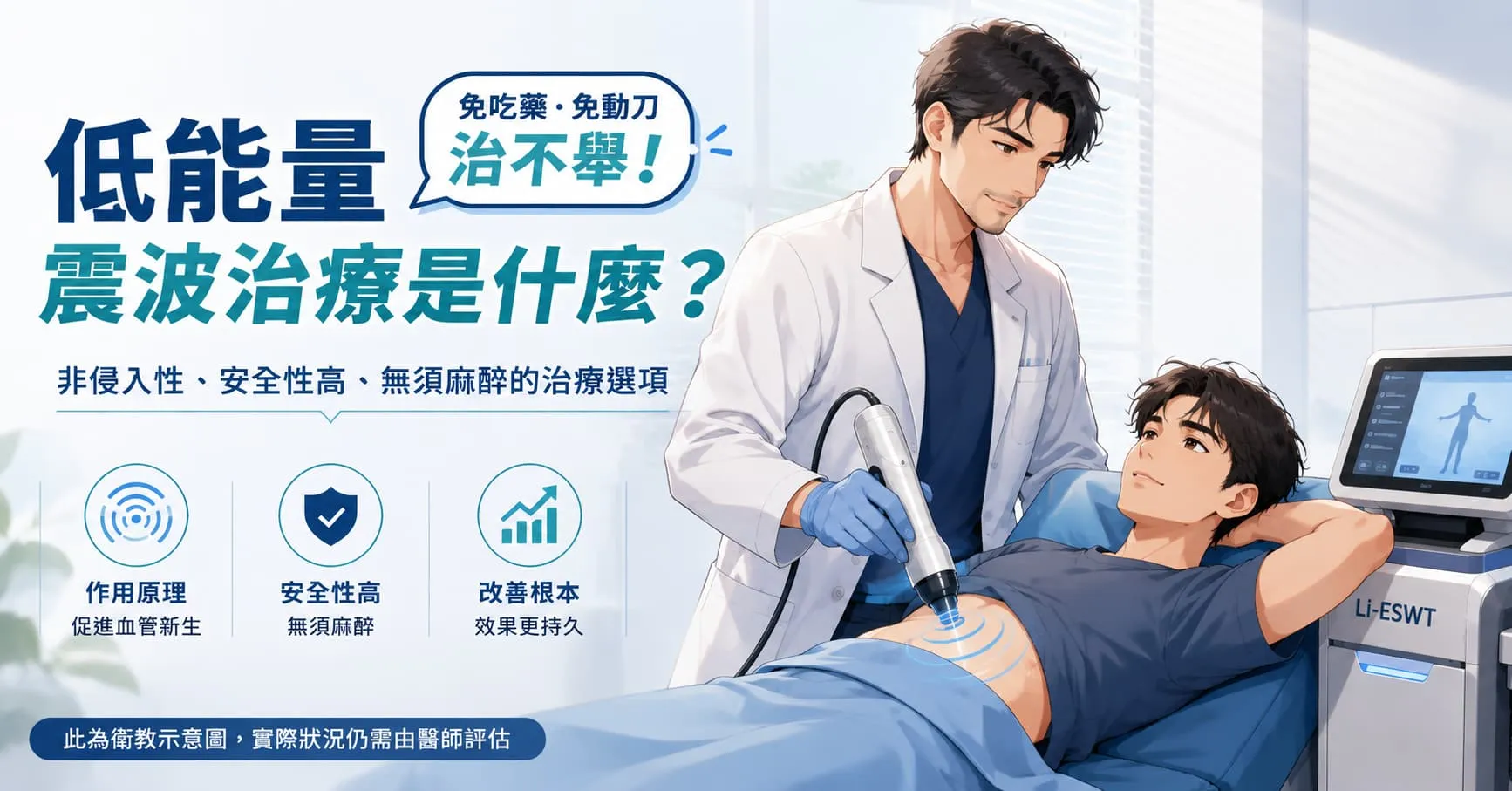 低能量震波治療是什麼？